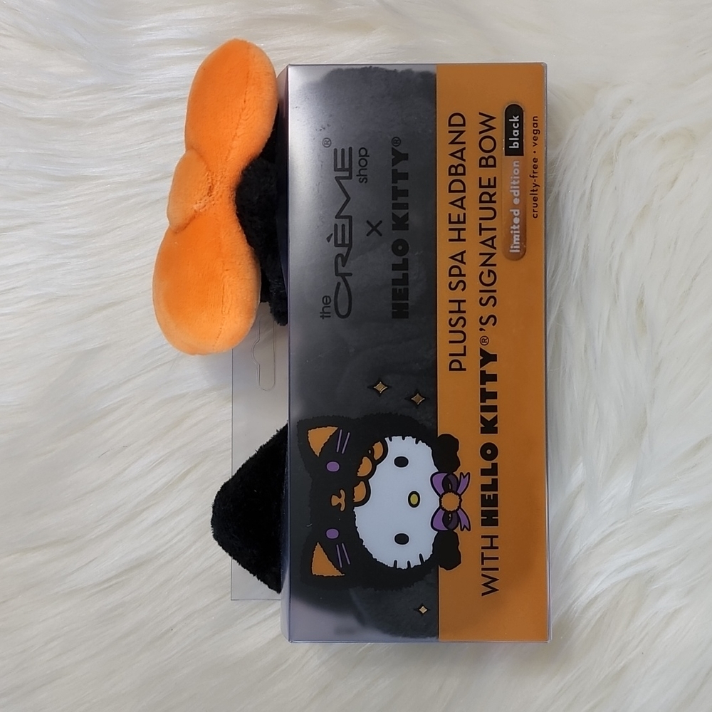 Hello Kitty Spa Headband Halloween Plush Spa Headband Limited Edition New